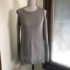 The Limited | Cold Shoulder Sparkly Sweater Size S